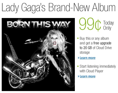 lady gaga born this way special edition amazon. Amazon has made another push