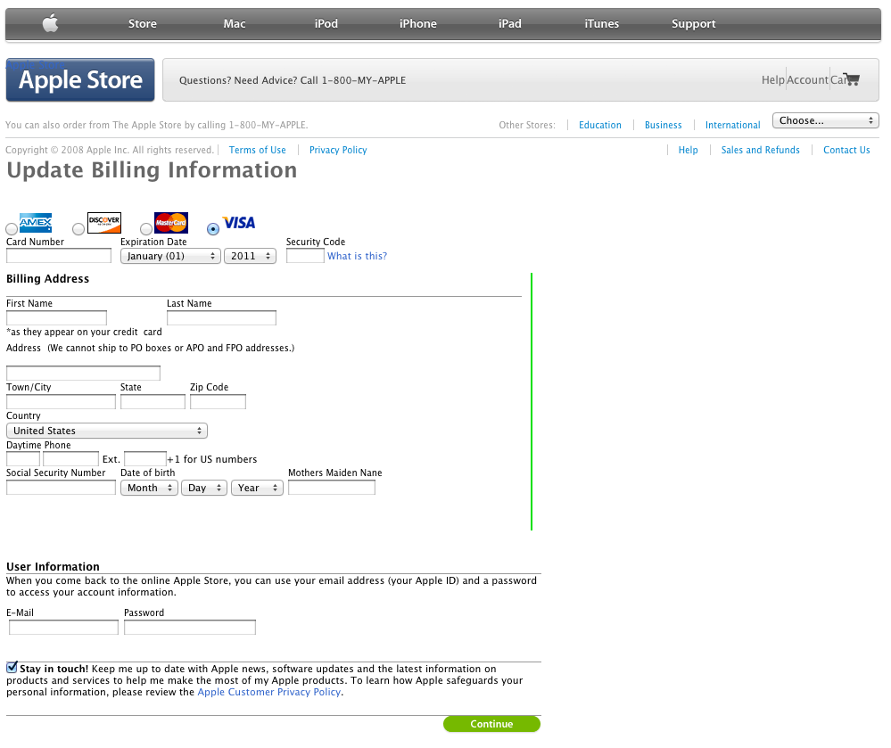 iCloud phishing email targeting Apple iPhone and Mac users