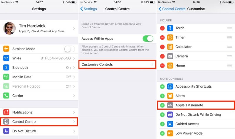 Registrarse negro Broma How to Use Control Center's Apple TV Remote in iOS - MacRumors