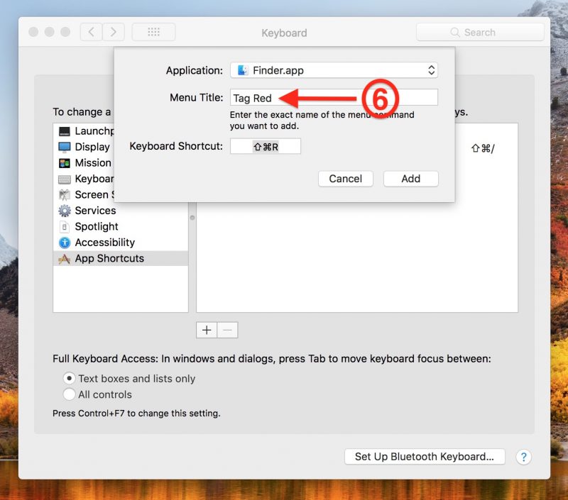 keyboard shortcut to create new folder on mac