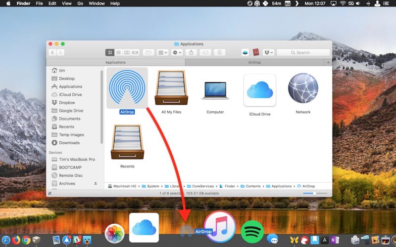 Restore An App From The Dock Shortcut Mac Mojave