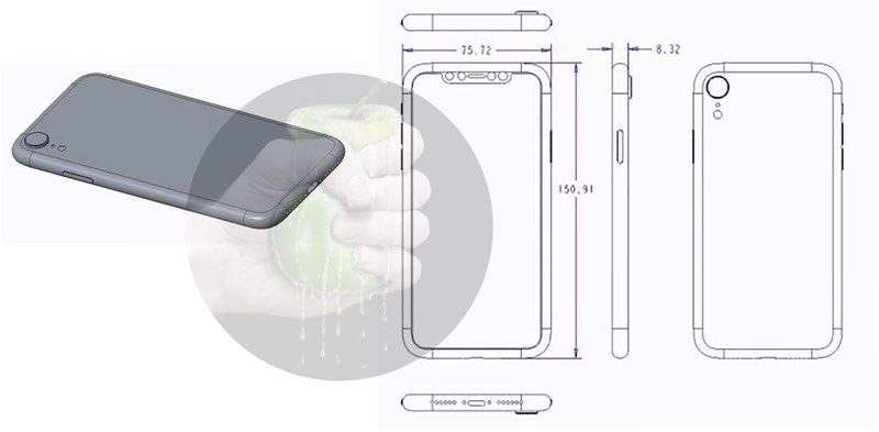 Apple iPhone XR (12th Gen) Dimensions & Drawings