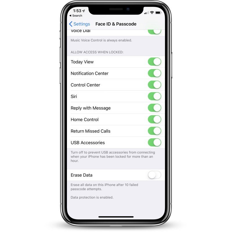 hø ligning Bonde How to Access Controls for USB Restricted Mode in iOS 12 - MacRumors