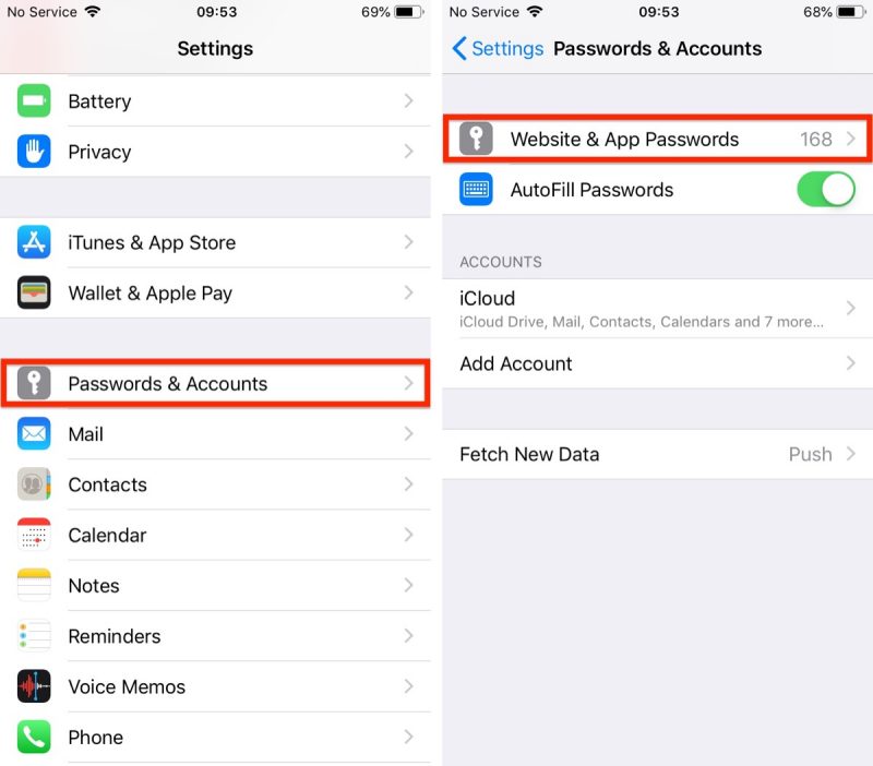 How To Use Automatic Strong Passwords And Password Auditing In Ios 12 Macrumors