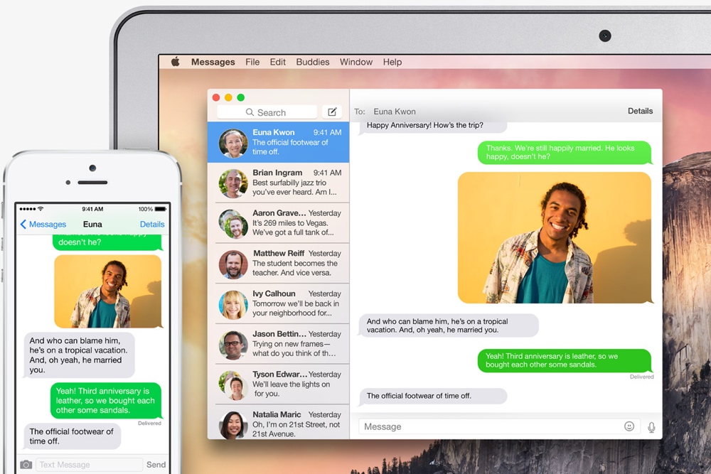 samgsung sms app for mac
