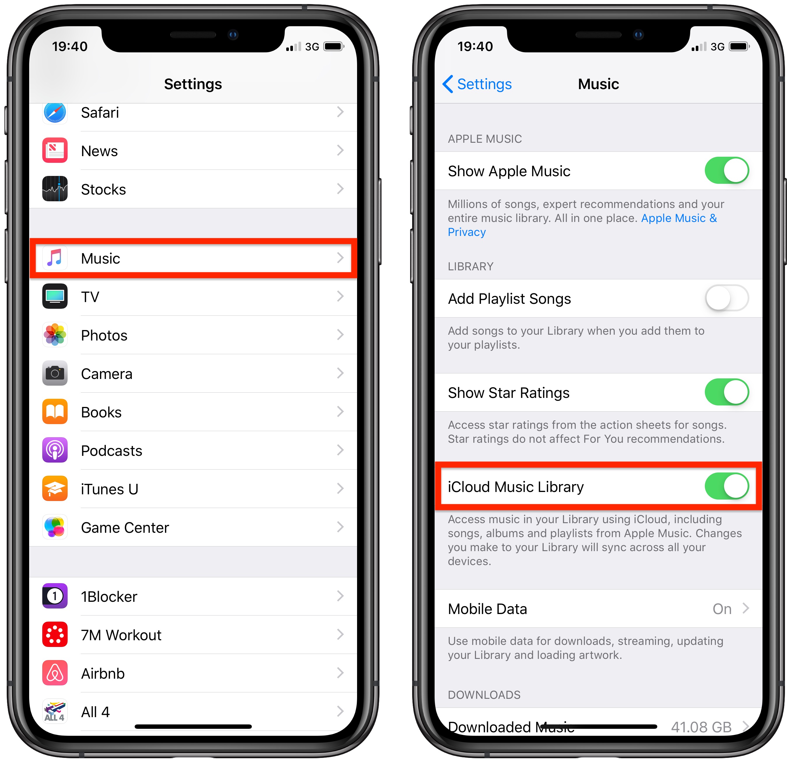 How To Sync Music To IPhone 8 IPhone 8 Plus IPhone X With ITunes Turn-on-iCloud-Music-Library-for-Apple-Music-1