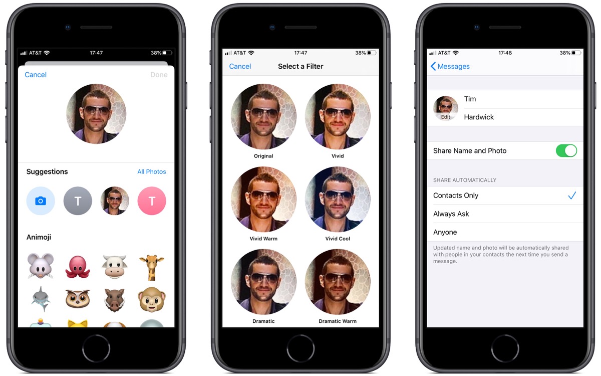 Automatically Update Photos of iPhone Contacts from Social Media, Gravatar