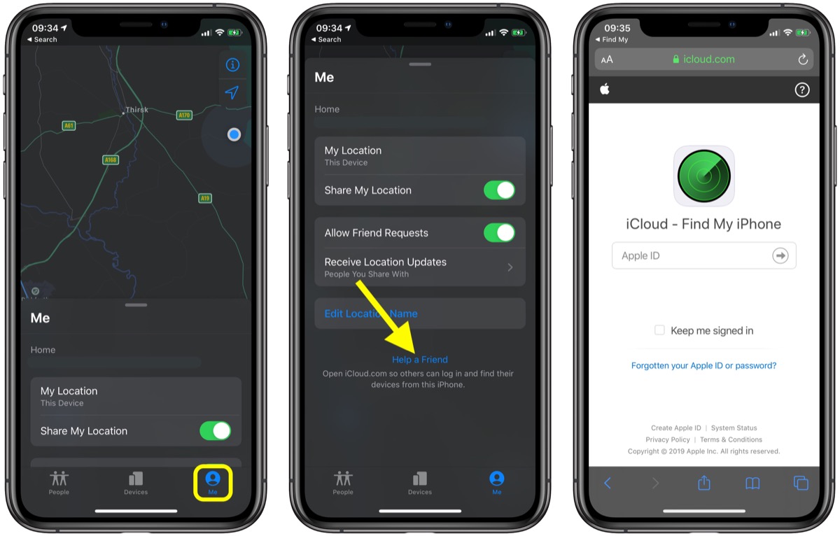 How to Use the Find My App on a Friend's iPhone or iPad to Locate Your  Missing Device - MacRumors