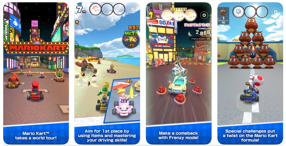 Nintendo Releases Mobile Versions of Mario Kart Tour