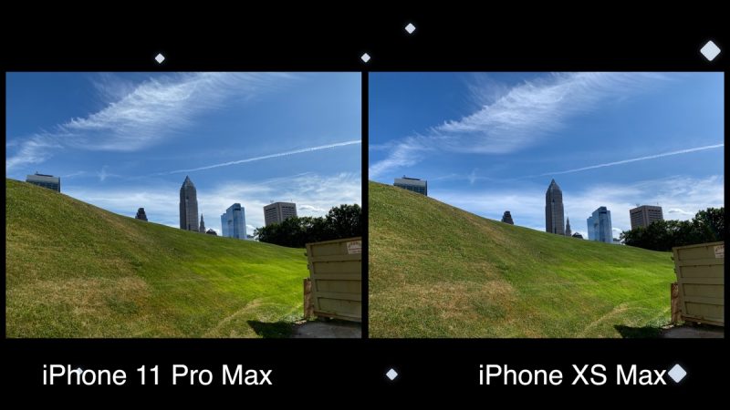 iphone x vs 11 pro max camera test