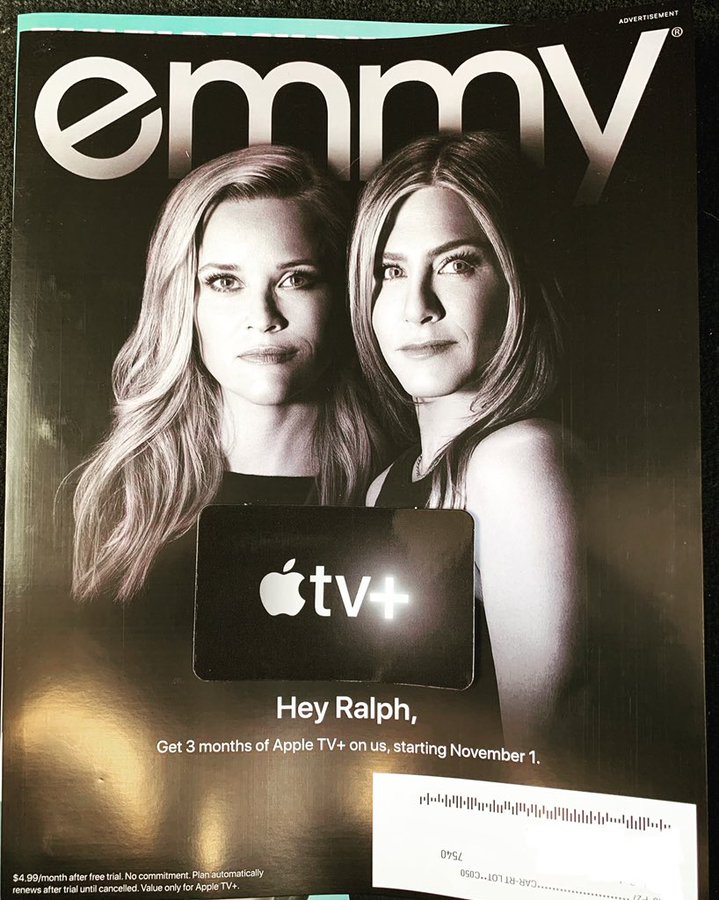 Apple Show 'See' Featured in Emmy Magazine With Free Three Month Apple