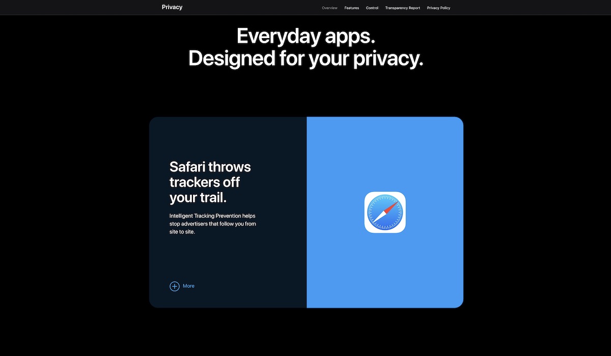 Apple's Revamped Privacy Site Highlights 'Everyday Apps, Designed for