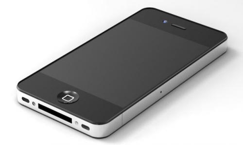 iphone 5 photos. Mockup of iPhone 5 with larger