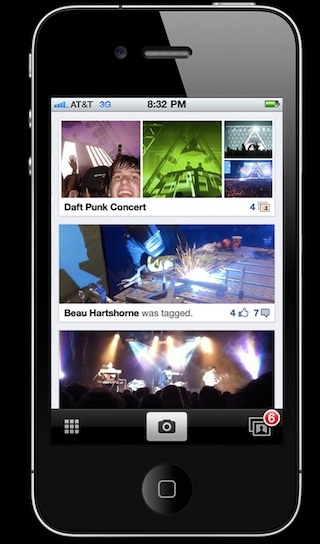 facebook photo app iphone