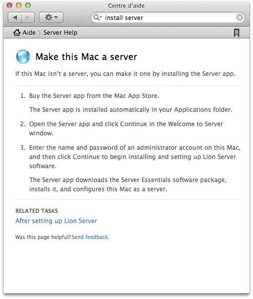 lion server help file