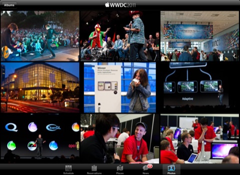 wwdc2011 app photos