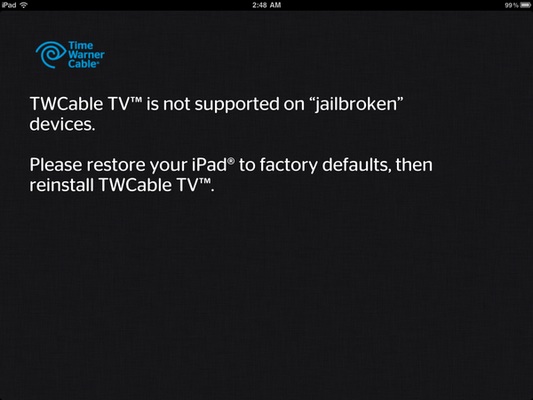 twcable tv jailbroken