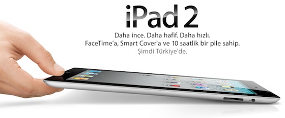 ipad 2 in hand turkey