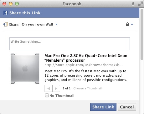 mac pro social facebook