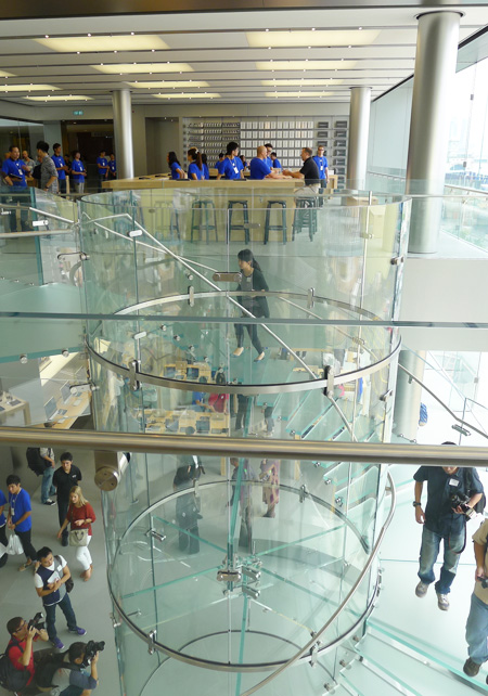 apple Store staircase