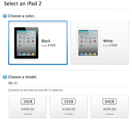 ipad 2 selection sep11