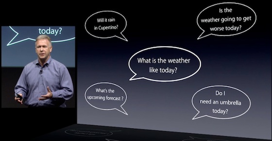 schiller siri weather phrases