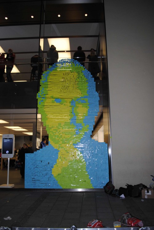 steve jobs postit iFront