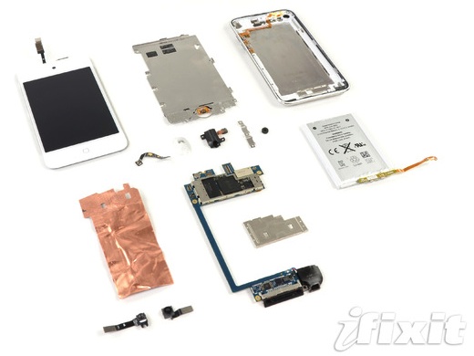 white ipod touch teardown