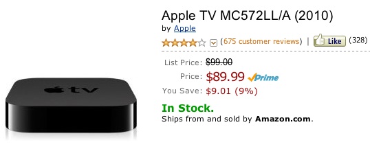 apple tv amazon 89 99