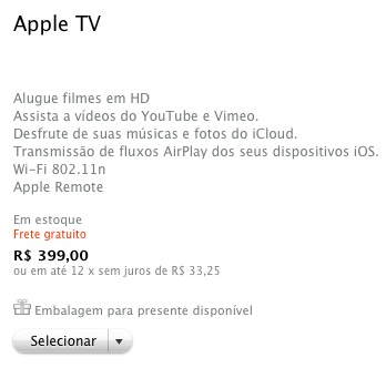 apple tv brazil