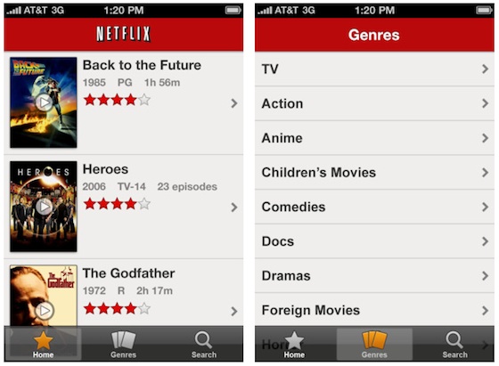 netflix iphone back to future