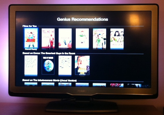 apple tv genius page