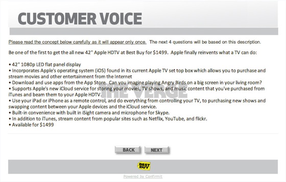 best buy apple hdtv survey