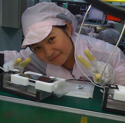 foxconn iphone girl