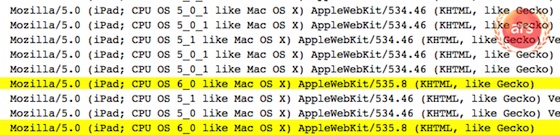 ipad ios 6 user agent