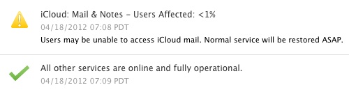 icloud mail down 041812