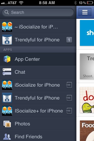 facebook app center ios 1