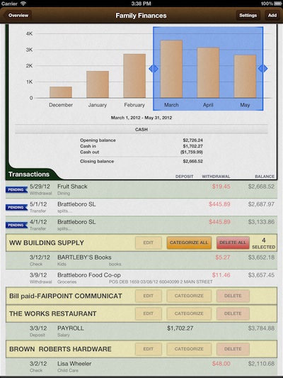 ibank ipad detail