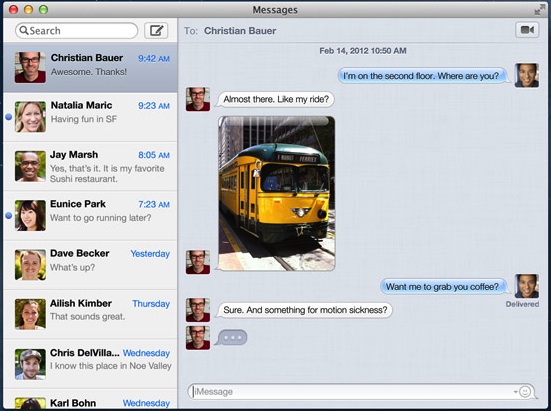 messages mountain lion