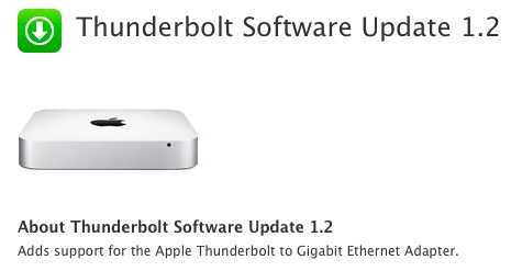 thunderbolt software update 1 2