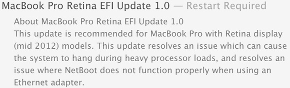 macbook pro retina efi update 1 0