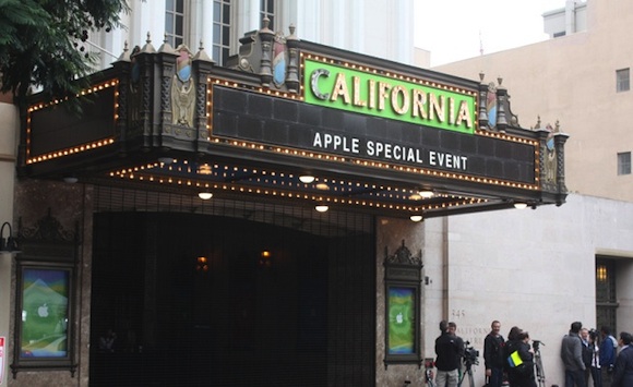 california theatre ipad mini event