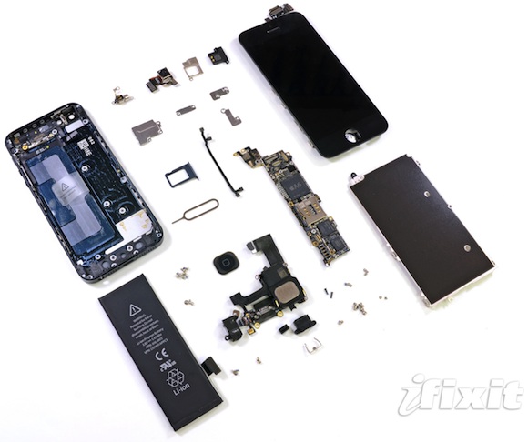 iphone 5 teardown complete