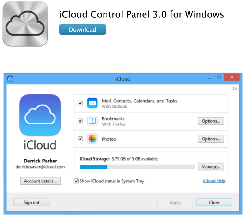 icloudcontrolpanel