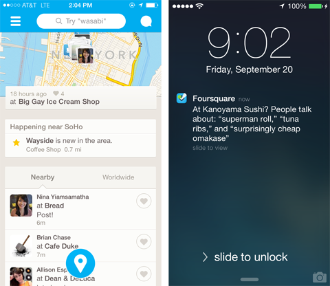 Foursquare Teases Its Redesigned Recommendation App, New Logo