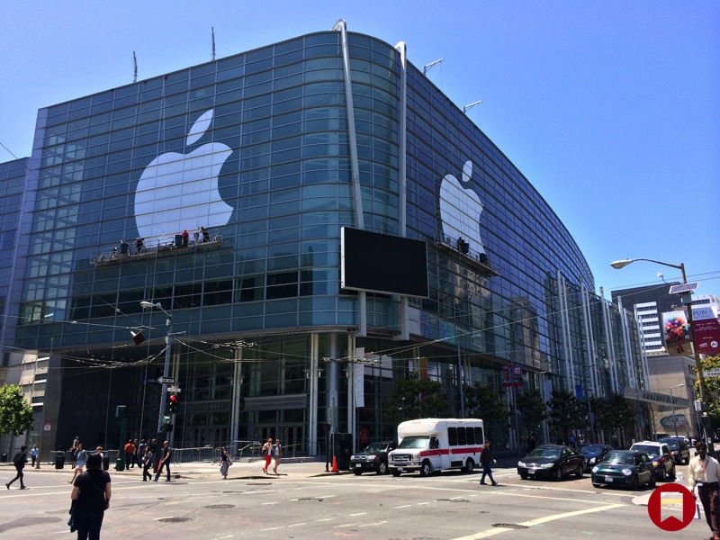 Apple Logo on Moscone