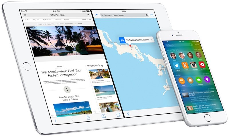 ios 9 ipad iphone