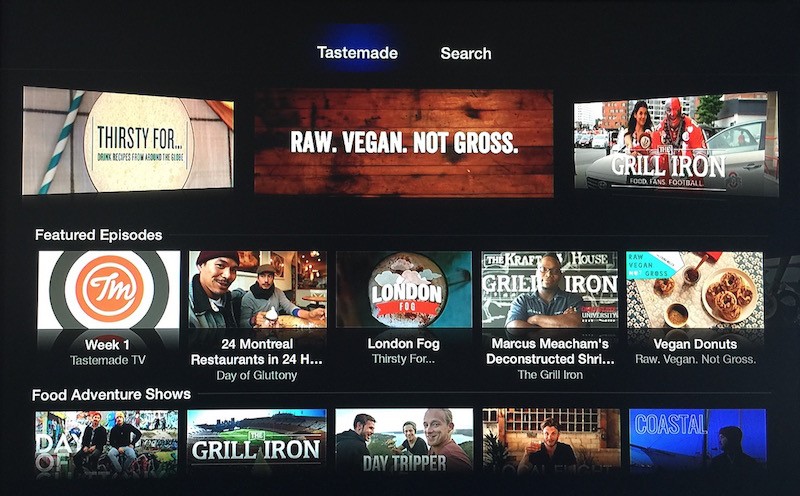 Tastemade Apple TV