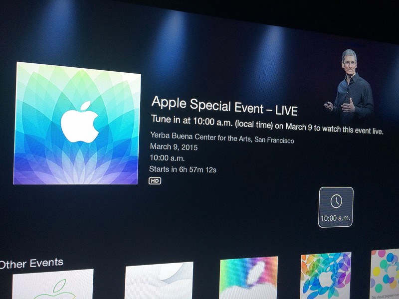 Apple TV Live Event