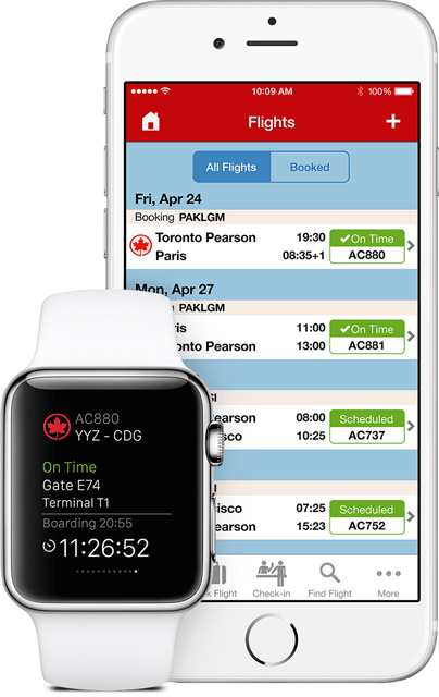 Air Canada Apple Watch